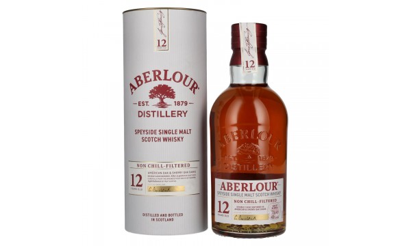 Aberlour 12 Years Old Speyside Single Malt 48% Vol. 0,7l dovanų dėžutėje