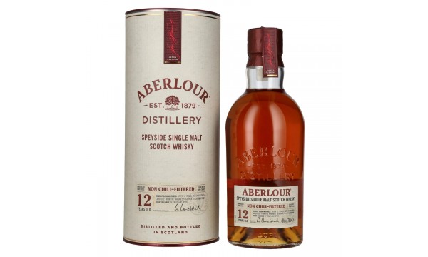 Aberlour 12 Years Old Highland Single Malt 48% Vol. 0,7l dovanų dėžutėje