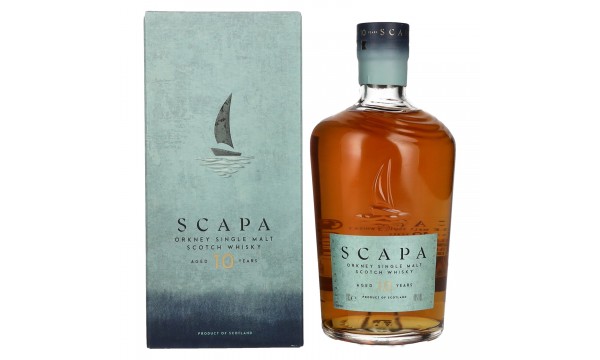 Scapa Orkney 10 Years Old Single Malt Scotch Whisky 48% Vol. 0,7l dovanų dėžutėje Scapa Orkney 10 Years Old Single Malt Scotch Whisky 48% Vol. 0,7l dovanų dėžutėje