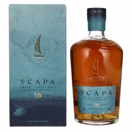 Scapa Orkney 16 Years Old Single Malt Scotch Whisky 48% Vol. 0,7l dovanų dėžutėje