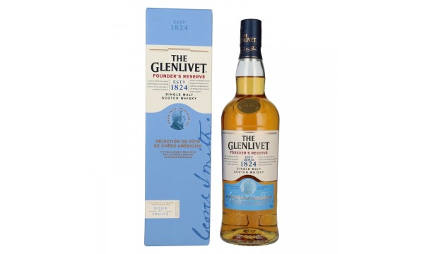 The Glenlivet FOUNDER'S RESERVE Sélection de Fûts de Chêne Américain 40% Vol. 0,7l dovanų dėžutėje
