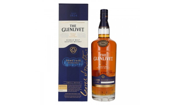 The Glenlivet RARE CASK Small Batch No. 9378/018 40% Vol. 1l dovanų dėžutėje The Glenlivet RARE CASK Small Batch No. 9378/018 40% Vol. 1l dovanų dėžutėje