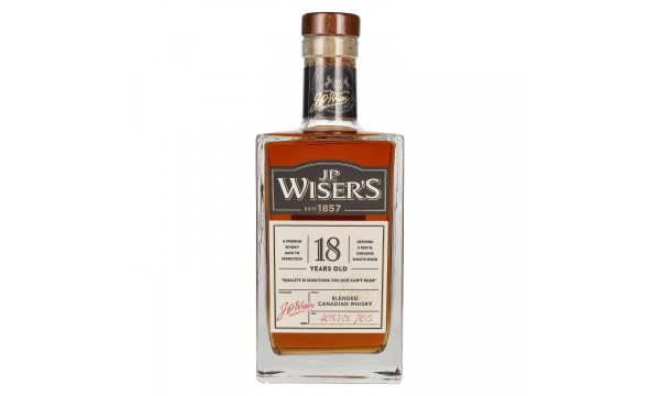 J.P. Wiser's 18 Years Old Blended Canadian Whisky 40% Vol. 0,7l