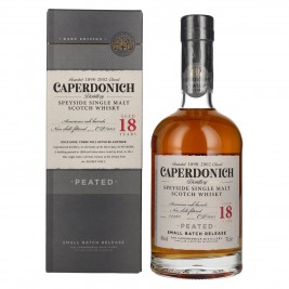 Caperdonich 18 Years Old PEATED Speyside Single Malt Scotch Whisky # 005 48% Vol. 0,7l dovanų dėžutėje