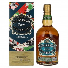 Chivas Regal EXTRA 13 Years Old TEQUILA CASK Finish 40% Vol. 0,7l dovanų dėžutėje
