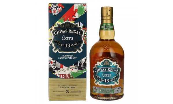 Chivas Regal EXTRA 13 Years Old TEQUILA CASK Finish 40% Vol. 0,7l dovanų dėžutėje Chivas Regal EXTRA 13 Years Old TEQUILA CASK Finish 40% Vol. 0,7l dovanų dėžutėje