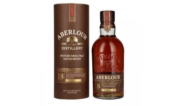 Aberlour 18 Years Old Double Sherry Cask Finish Batch No. 007 43% Vol. 0,7l dovanų dėžutėje Aberlour 18 Years Old Double Sherry Cask Finish Batch No. 007 43% Vol. 0,7l dovanų dėžutėje