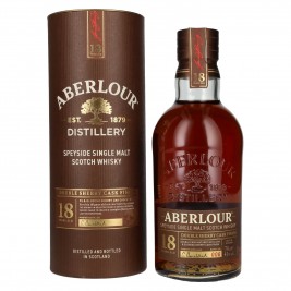 Aberlour 18 Years Old Double Sherry Cask Finish Batch No. 006 43% Vol. 0,7l dovanų dėžutėje