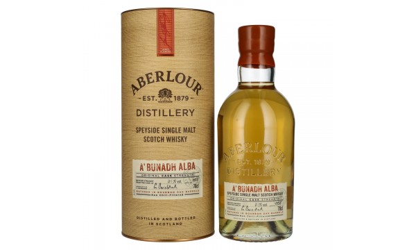 Aberlour A'BUNADH ALBA Original Cask Strength Batch No. 008 60,1% Vol. 0,7l dovanų dėžutėje Aberlour A'BUNADH ALBA Original Cask Strength Batch No. 008 60,1% Vol. 0,7l dovanų dėžutėje