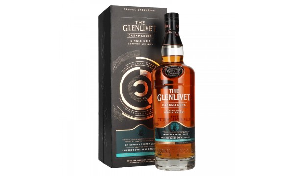 The Glenlivet CASKMAKERS Travel Exclusive ex-Spanish Sherry Cask Single Malt Whisky 40% Vol. 0,7l dovanų dėžutėje