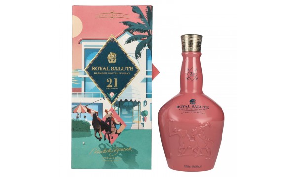 Royal Salute 21 Years Old THE MIAMI POLO EDITION Blended Scotch Whisky 40% Vol. 0,7l dovanų dėžutėje