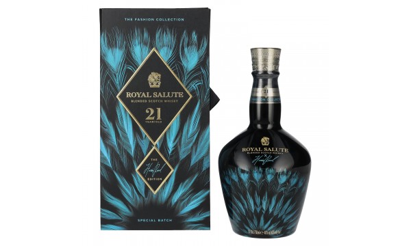 Royal Salute 21 Years Old HARRIS REED BLUE EDITION Blended Scotch Whisky 40% Vol. 0,7l dovanų dėžutėje