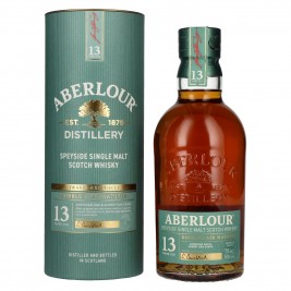 Aberlour 13 Years Old DOUBLE CASK MATURED Travel Exclusive Speyside Single Malt 40% Vol. 0,7l dovanų dėžutėje
