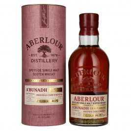 Aberlour A'BUNADH Original Cask Strength Sherry Cask Collection Limited Edition 1 56,2% Vol. 0,7l dovanų dėžutėje