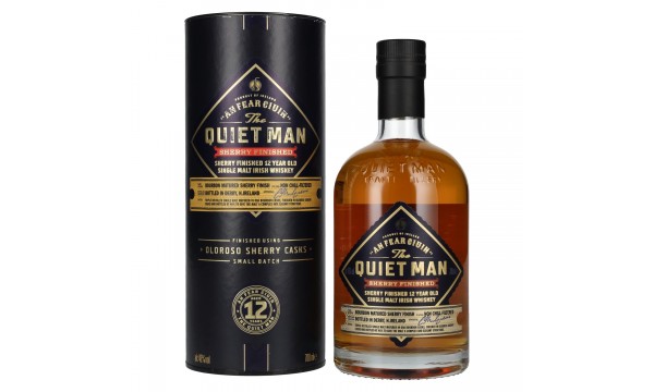 The Quiet Man AN FEAR CIUIN 12 Year Old SHERRY FINISHED 46% Vol. 0,7l dovanų dėžutėje