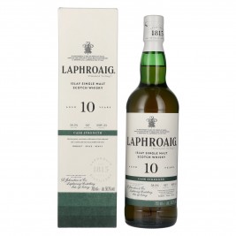 Laphroaig 10 Years Old Cask Strength Batch 17 58,3% Vol. 0,7l dovanų dėžutėje