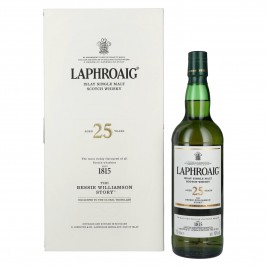 Laphroaig 25 Years Old THE BESSIE WILLIAMSON STORY Edition 2019 43% Vol. 0,7l dovanų dėžutėje