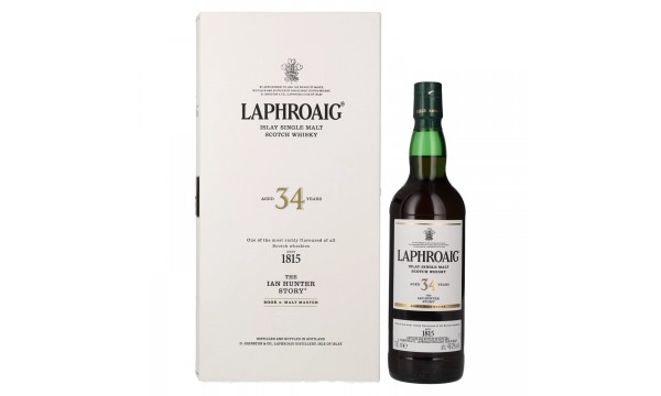 Laphroaig 34 Years Old The Ian Hunter Story Book 4: Malt Master 46,2% Vol. 0,7l dovanų dėžutėje