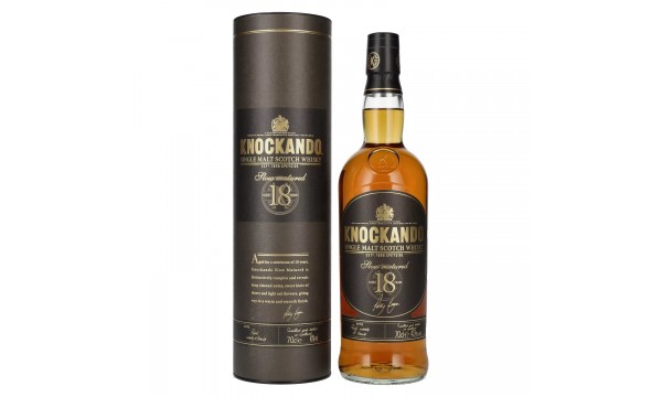 Knockando 18 Years Old Slow Matured Single Malt 43% Vol. 0,7l dovanų dėžutėje