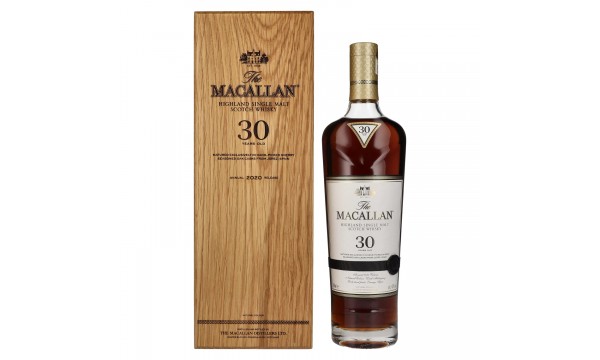 The Macallan 30 Years Old SHERRY OAK 2020 43% Vol. 0,7l medinėje dėžėje