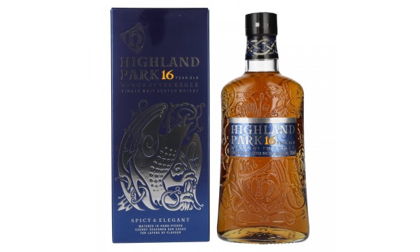 Highland Park 16 Years Old WINGS OF THE EAGLE 44,5% Vol. 0,7l dovanų dėžutėje