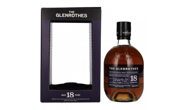 The Glenrothes 18 Years Old Speyside Single Malt 43% Vol. 0,7l dovanų dėžutėje