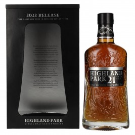 Highland Park 21 Years Old Release 2022 46% Vol. 0,7l dovanų dėžutėje