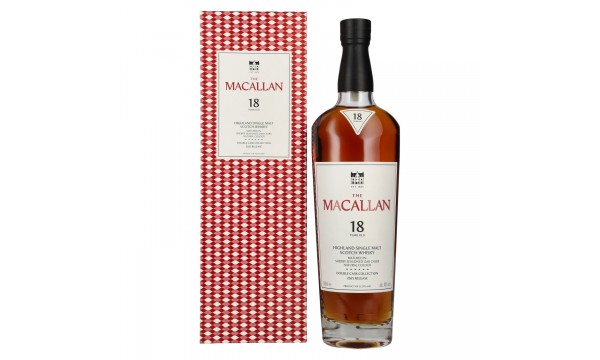 The Macallan 18 Years Old DOUBLE CASK 2025 43% Vol. 0,7l dovanų dėžutėje