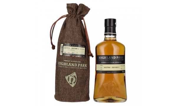 Highland Park 11 Years Old AUSTRIA - EDITION 3 2009 63,6% Vol. 0,7l im Leinensackerl