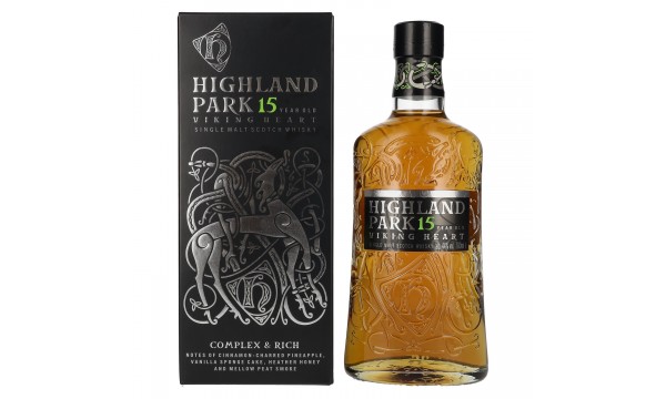 Highland Park 15 Years Old VIKING HEART 44% Vol. 0,7l