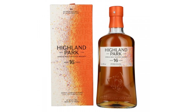 Highland Park 16 Years Old BETWEEN YOU AND I by Björn Frantzen Single Malt Scotch Whisky 48% Vol. 0,7l dovanų dėžutėje