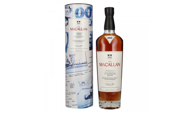 The Macallan 18 Years Old DIAMONDS ARE FOREVER 55th Anniversary Release Single Malt 2007 45,5% Vol. 0,7l dovanų dėžutėje