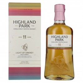 Highland Park 11 Years Old LIGHT OF ORKNEY Single Malt Scotch Whisky 40% Vol. 0,7l dovanų dėžutėje