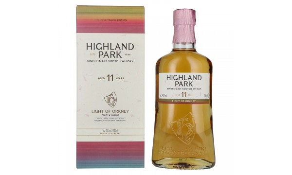 Highland Park 11 Years Old LIGHT OF ORKNEY Single Malt Scotch Whisky 40% Vol. 0,7l dovanų dėžutėje
