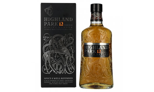 Highland Park 12 Years Old VIKING HONOUR 40% Vol. 0,7l dovanų dėžutėje