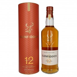 Glenfiddich 12 Years Old Rum Cask Single Malt Travel Exclusive 43% Vol. 1l dovanų dėžutėje