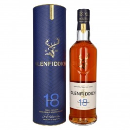 Glenfiddich 18 Years Old Port Cask Single Malt Travel Exclusive 43% Vol. 0,7l dovanų dėžutėje