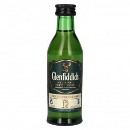 Glenfiddich 12 Years Old Single Malt Scotch Whisky 40% Vol. 0,05l