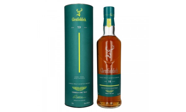 Glenfiddich 19 Years Old ASTON MARTIN FORMULA ONE TEAM Single Malt Scotch Whisky 43% Vol. 0,7l dovanų dėžutėje Glenfiddich 19 Years Old ASTON MARTIN FORMULA ONE TEAM Single Malt Scotch Whisky 43% Vol. 0,7l dovanų dėžutėje
