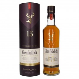 Glenfiddich 15 OUR SOLERA Single Malt Scotch Whisky 40% Vol. 0,7l dovanų dėžutėje