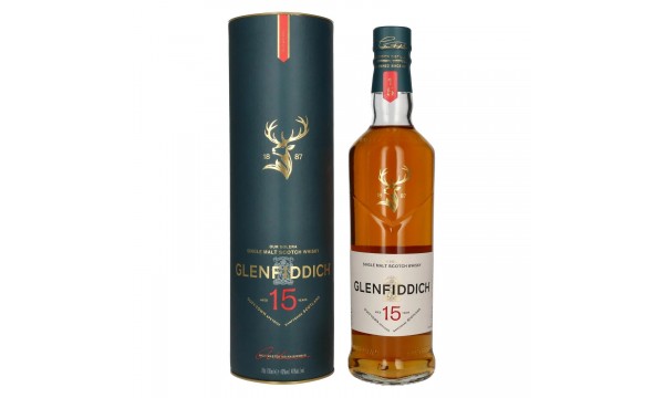 Glenfiddich 15 OUR SOLERA Single Malt Scotch Whisky 40% Vol. 0,7l dovanų dėžutėje Glenfiddich 15 OUR SOLERA Single Malt Scotch Whisky 40% Vol. 0,7l dovanų dėžutėje