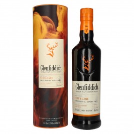 Glenfiddich FIRE & CANE Single Malt Scotch Whisky 43% Vol. 0,7l dovanų dėžutėje