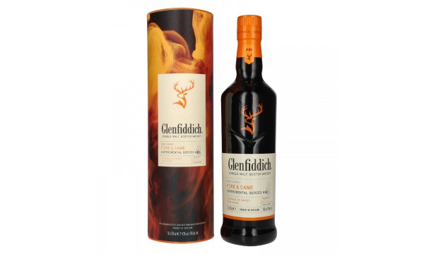 Glenfiddich FIRE & CANE Single Malt Scotch Whisky 43% Vol. 0,7l dovanų dėžutėje Glenfiddich FIRE & CANE Single Malt Scotch Whisky 43% Vol. 0,7l dovanų dėžutėje
