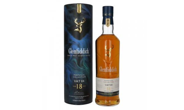 Glenfiddich 18 Years Old Perpetual Collection VAT 04 Single Malt Scotch Whisky 47,8% Vol. 0,7l dovanų dėžutėje