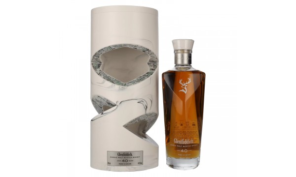 Glenfiddich 40 Years Old Single Malt Scotch Whisky Time Series No. 18 44,6% Vol. 0,7l dovanų dėžutėje