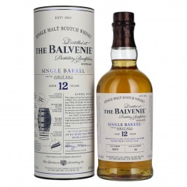 The Balvenie 12 Years Old Single Barrel First Fill 47,8% Vol. 0,7l dovanų dėžutėje