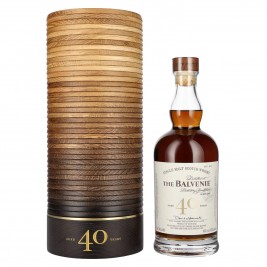 The Balvenie 40 Years Old Single Malt Scotch Whisky 46% Vol. 0,7l medinėje dėžėje