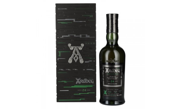 Ardbeg 24 Years Old The Ultimate Vintage Y2K 2000 47,8% Vol. 0,7l dovanų dėžutėje