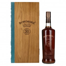 Bowmore 30 Years Old Islay Single Malt 45,9% Vol. 0,7l medinėje dėžutėje