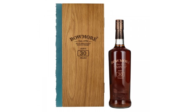 Bowmore 30 Years Old Islay Single Malt 45,9% Vol. 0,7l medinėje dėžutėje